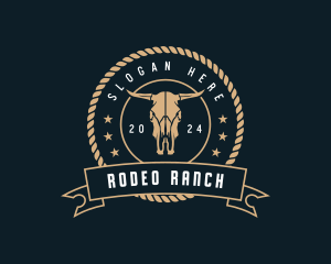 Bull Ranch Rodeo logo design