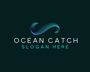 Ocean Wave Tech logo design