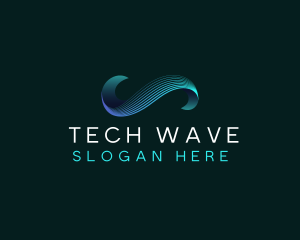 Ocean Wave Tech logo design