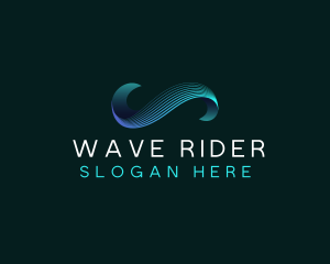 Ocean Wave Tech logo design