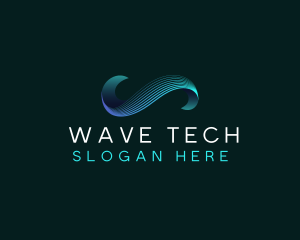 Ocean Wave Tech logo design