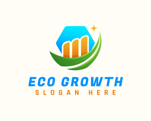 Business Growth Chart logo design