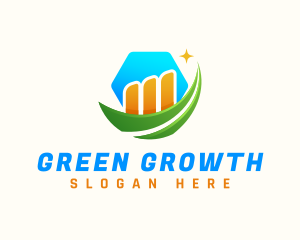 Business Growth Chart logo design