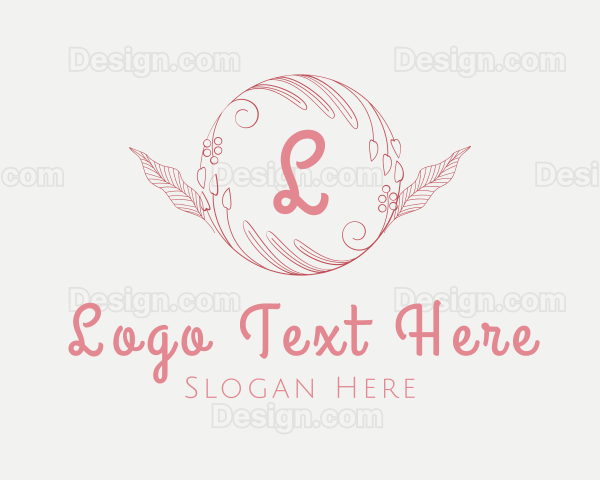 Natural Floral Arrangement Logo