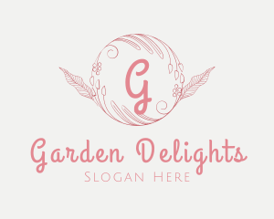 Natural Floral Arrangement logo design