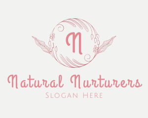 Natural Floral Arrangement logo design