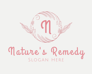 Natural Floral Arrangement logo design