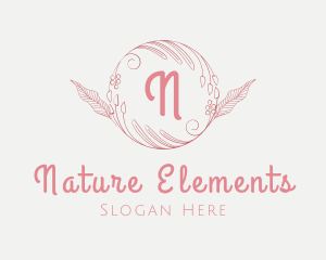 Natural Floral Arrangement logo design