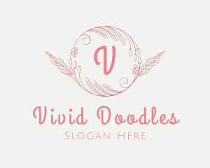 Natural Floral Arrangement logo design