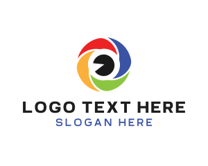Colorful Shutter Eye logo