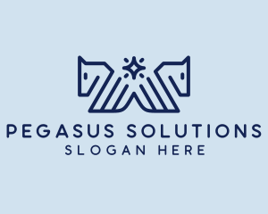 Pegasus Star Company logo design