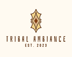 African Tribe Shield  logo design