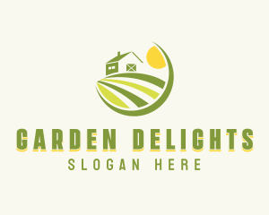 Backyard Farm Field logo design