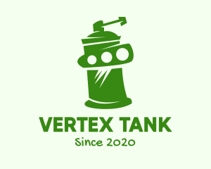 Military Tank Spray Can logo