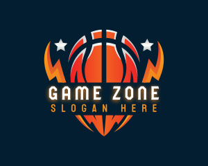 Sports Basketball Tournament Logo