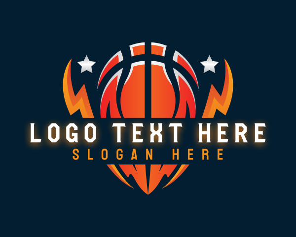 Hoops logo example 3
