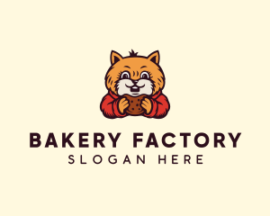 Cat Bread Bakery logo design