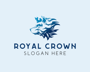 Royal Canine Wolf logo design