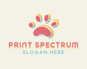 Dog Pet Paw logo design