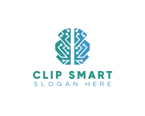 Circuit Brain Ai logo design