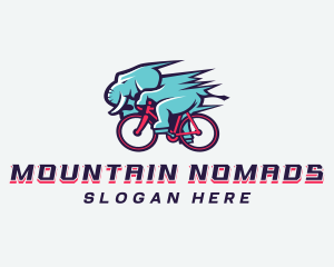 Elephant Bike Tournament logo design