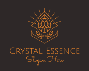 Orange Precious Stone  logo design