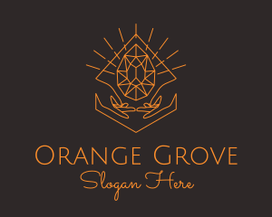 Orange Precious Stone  logo