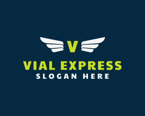 Fly Wings Express logo design