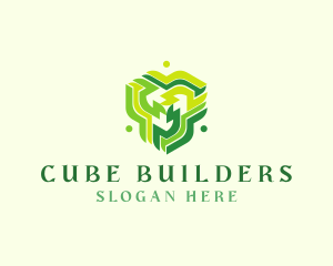 Sustainable Cube Multimedia logo design