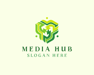 Sustainable Cube Multimedia logo design