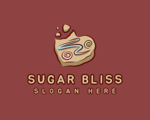 Sugar Heart Cookie logo design