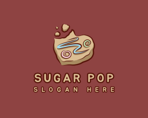 Sugar Heart Cookie logo design