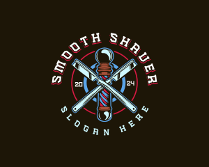 Barber Razor Shave logo