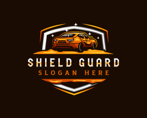 Car Shield Garage logo design