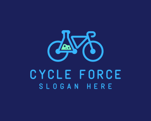 Modern Potion Bike logo design