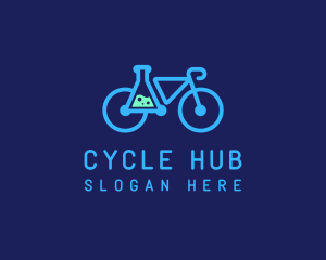 Modern Potion Bike logo design