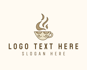 Hot Coffee Cup logo