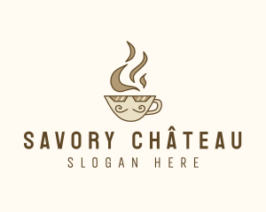 Hot Coffee Cup logo design