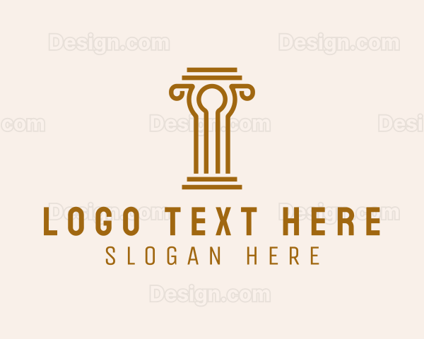 Luxury Column Business Logo