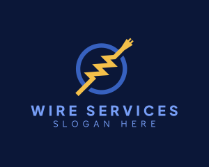 Electric Lightning Plug Wire logo