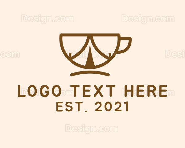 Coffee Cup Tent Logo