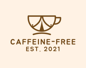 Coffee Cup Tent logo design