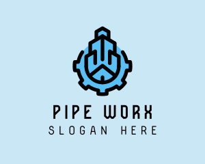 Building Construction Gear  logo design