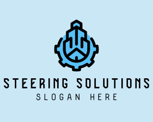 Building Construction Gear  logo design