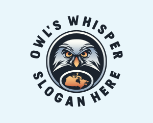 Canada Owl Bird logo