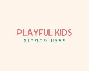 Playful Kid Nursery logo design