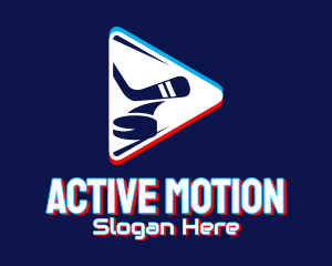 Ice Hockey Static Motion logo design