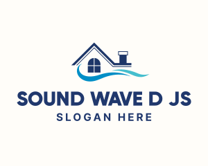 House Wave Real Estate logo design