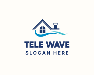 House Wave Real Estate logo design