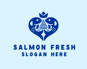 Seafood Fish Crown logo